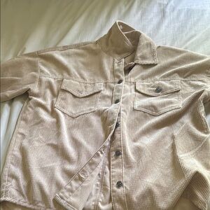 Women's Tan Corduroy Jacket